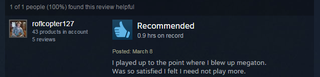 Illustration for article titled Fallout 3, As Told By Steam Reviews